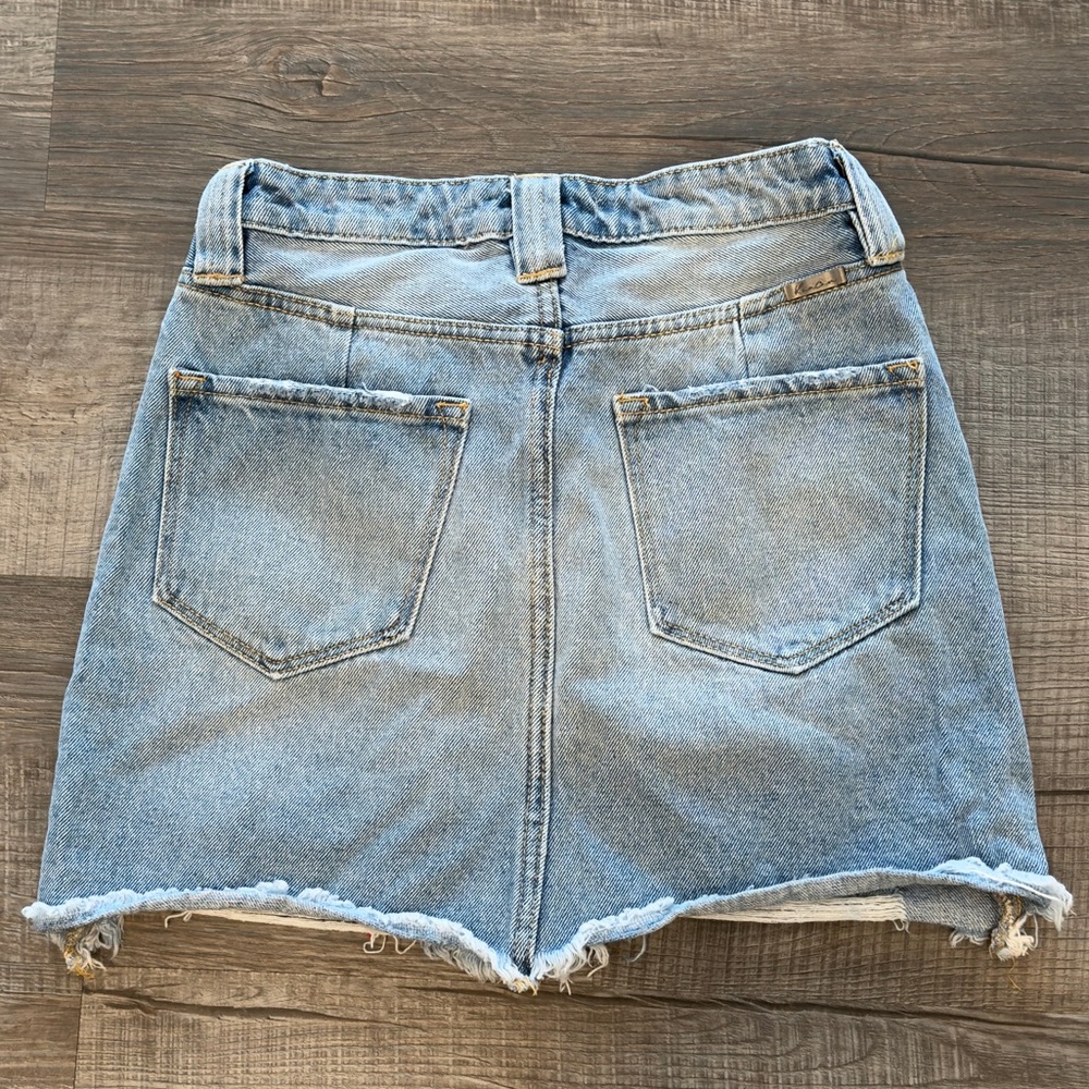 Kancan Denim Mini Skirt - Picture 3 of 10